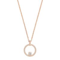 Swarovski 5202446 Ketting Creativity Circle rosekleurig 38-40 cm - thumbnail