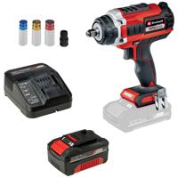 Einhell Power X-Change IMPAXXO 18/400 + 4,0 Ah PXC Starter Kit 4326441 Accu-slagmoersleutel 400 Nm 18 V Aantal meegeleverde accus: 1 4.0 Ah Li-ion Incl. accu, - thumbnail