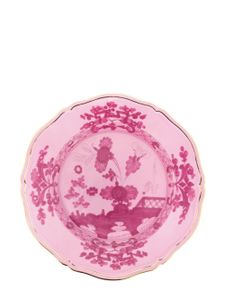 GINORI 1735 lot de 2 assiettes à pain fleuries en porcelaine - Rose