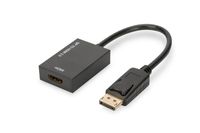 Digitus AK-340415-002-S video kabel adapter 0,2 m DisplayPort HDMI Type A (Standaard) Zwart