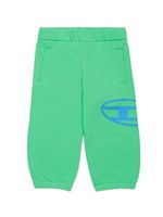 Diesel Kids pantalon de jogging en coton à logo imprimé - Vert