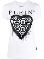 Philipp Plein t-shirt à logo imprimé - Blanc - thumbnail