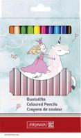 Brunnen kleurpotloden Jumbo Unicorn Princess hout 12 stuks