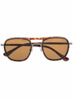 Persol lunettes de soleil à monture aviateur - Marron