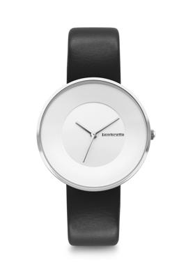 Lambretta Cielo 34 Fashion Leather Silver White Black 2202BLA