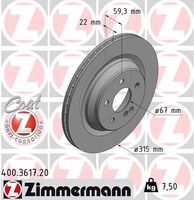 Remschijf Coat Z 400361720