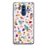 Terrazzo Memphis Pink: Huawei Mate 10 Pro Transparant Hoesje - thumbnail