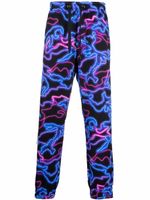 Valentino Garavani pantalon de jogging à imprimé Neon Camou - Bleu - thumbnail