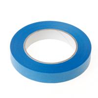 Afplaktape blauw 19mm x 50 meter