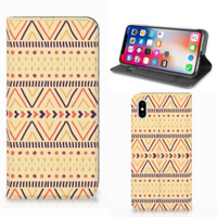 Apple iPhone Xs Max Hoesje met Magneet Aztec Yellow