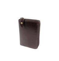 Leren Creditcardhouder JIM Waaier  Bruin