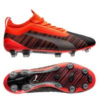 PUMA One 5.1 FG/AG Anthem - Zwart/Rood/Zilver