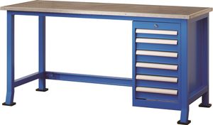 Huvema BLUE-LINE Werkbank BL 6D, 1700x650x850 WB - K3131 - K3131