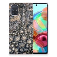 Samsung Galaxy A71 TPU Hoesje Krokodillenprint