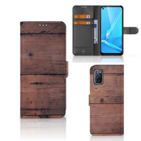 OPPO A72 | OPPO A52 Book Style Case Old Wood