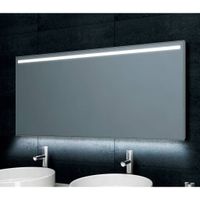 Ambi+ Condensvrije Spiegel 140X60 cm Met Led Verlichting Aqua Splash