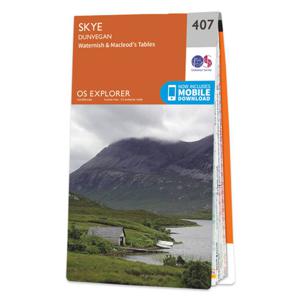 Wandelkaart - Topografische kaart 407 OS Explorer Map Skye, Dunvegan |