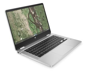 HP Chromebook x360 14b-cb0960nd N6000 35,6 cm (14") Touchscreen Full HD Intel® Pentium® Silver 4 GB LPDDR4x-SDRAM 64 GB eMMC Wi-Fi 5 (802.11ac) Chrome OS Zilver