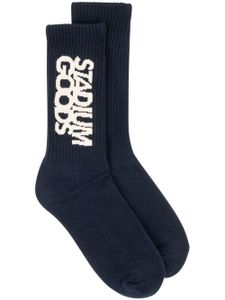 STADIUM GOODS® chaussettes à logo - Bleu