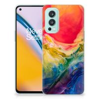 Hoesje maken OnePlus Nord 2 5G Watercolor Dark