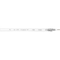 Interkabel AC 100-25 Coaxkabel Buitendiameter: 6.90 mm 75 Ω 120 dB Wit 25 m