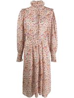 MARANT ÉTOILE robe mi-longue Galoa en coton - Tons neutres