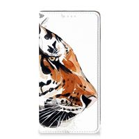 Bookcase Samsung Galaxy S23 Watercolor Tiger - thumbnail