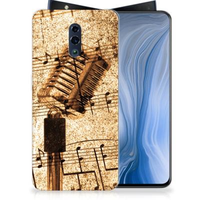 OPPO Reno Siliconen Hoesje met foto Bladmuziek OPPO Reno Siliconen Hoesje met foto Bladmuziek
