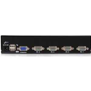 StarTech.com 4-poort 1U-Rack USB KVM-switch met OSD