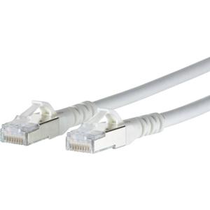 Metz Connect 1308451588-E RJ45 Netwerkkabel, patchkabel CAT 6A S/FTP 1.50 m Wit Snagless 1 stuk(s)