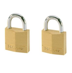 Masterlock 2 x 30mm padlocks ref. 130EURD - keyed alike padlocks - 130EURT