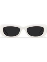 Prada Eyewear lunettes de soleil rectangulaires Symbole - Gris