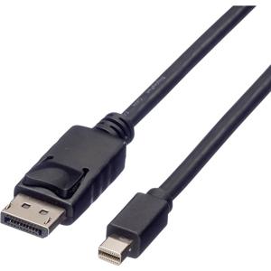 ROLINE DisplayPort kabel, DP M - Mini DP M, zwart, 5 m