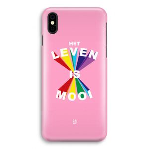 Het Leven Is Mooi: iPhone Xs Volledig Geprint Hoesje