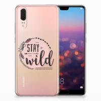 Huawei P20 Telefoonhoesje met Naam Boho Stay Wild