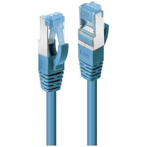 LINDY 47145 RJ45 Netwerkkabel, patchkabel CAT 6A S/FTP 0.30 m Blauw 1 stuk(s)