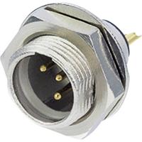 Rean AV RT5MPR Miniatuur-XLR-connector Stekker, inbouw verticaal Aantal polen: 5 Zilver 1 stuk(s) - thumbnail