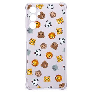 Doorzichtige Silicone Hoesje voor Samsung Galaxy M54 Dieren Emojis