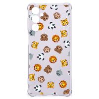 Doorzichtige Silicone Hoesje voor Samsung Galaxy M54 Dieren Emojis - thumbnail