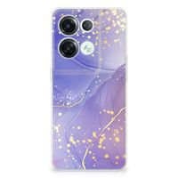 Hoesje maken voor OPPO Reno8 Pro Watercolor Paars - thumbnail