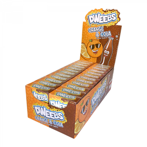 Dweebs candy Dweebs - Orange & Cola 45 Gram 24 Stuks