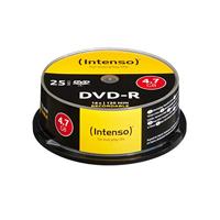 Intenso DVD-R onbewerkte 4,7 GB 1x-16x 25 spindel Cakebox krasbestendig