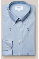 ETON Slim Fit Overhemd lichtblauw, Motief