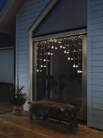 Konstsmide Lichtgordijn Buiten Energielabel: G (A - G) 41 LED Warmwit (b x h) 140 cm x 120 cm - thumbnail