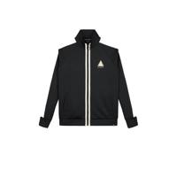 NIK&NIK vest Danny met contrastbies zwart/zand/ecru