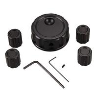KAPAYONO 5 stuks aluminium knoppen voor Elecraft KX3 korte golf transceiver (1 hoofdknop + 4 kleine knoppen)