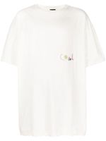 COOL T.M t-shirt à ourlet en dentelle - Blanc