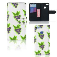 Motorola Moto E6 Play Book Cover Druiven