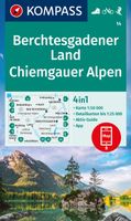 Wandelkaart 14 Berchtesgadener Land - Chiemgauer Alpen | Kompass - thumbnail