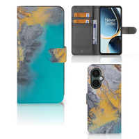 OnePlus Nord CE 3 Lite Bookcase Marble Blue Gold